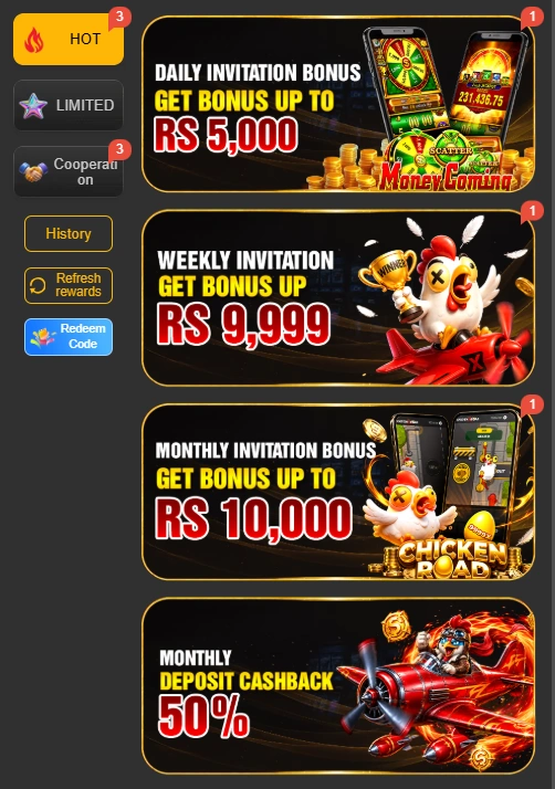 188PKR Game rewards