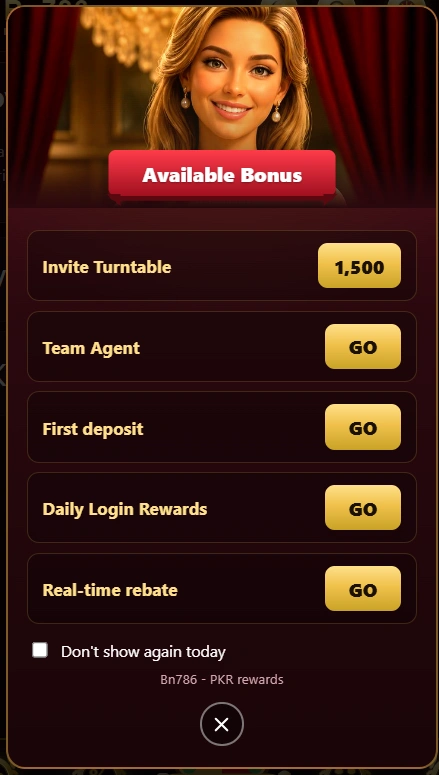 BN786 Game rewards
