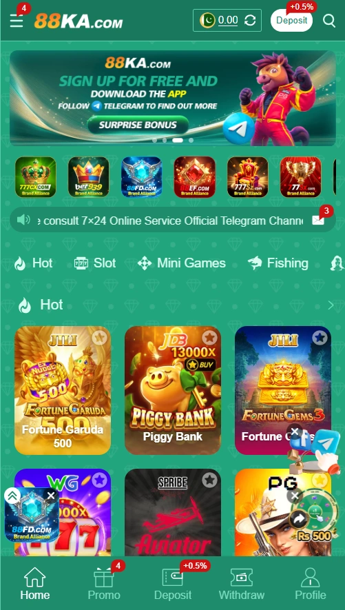 88KA Game interface